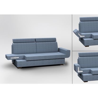 Mecanism pentru brat sofa, 8 pozitii