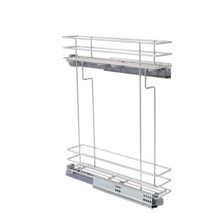 Cos Jolly 150x450, culisare laterala cu glisiera TANDEM BLUM, extragere totala, corp de 200 mm, crom