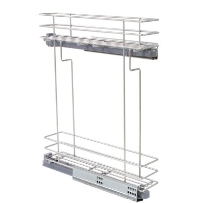 Cos Jolly 150x450, culisare laterala cu glisiera TANDEM BLUM, extragere partiala, corp de 200 mm, crom