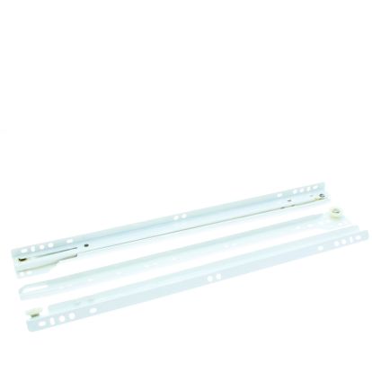 Glisiera STD cu rola extragere partiala, alba, L250