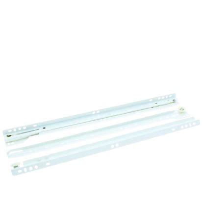 Glisiera STD cu rola extragere partiala, alba, L300