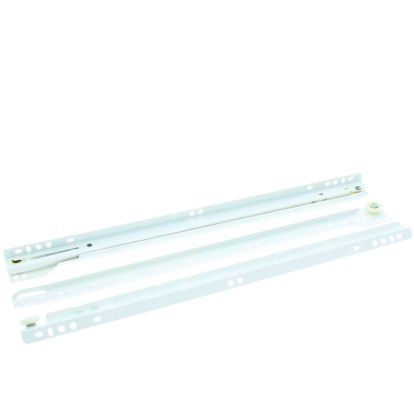 Glisiera STD cu rola extragere partiala, alba, L400