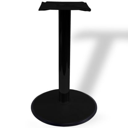 Picior masa central Thomas din otel cu baza rotunda H720XD76, negru