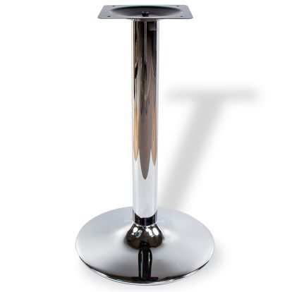 Picior masa central Tom din otel cu baza rotunda H720XD76, crom
