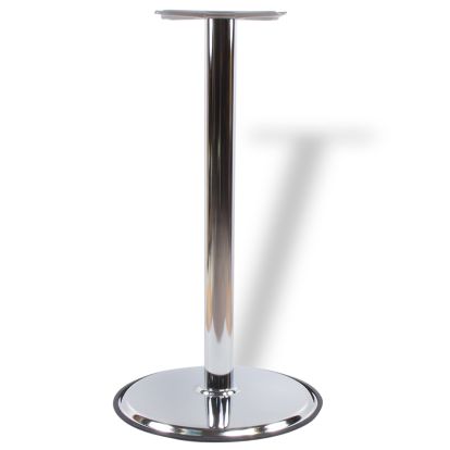 Picior masa central Tony din otel cu baza rotunda H1100XD76, crom