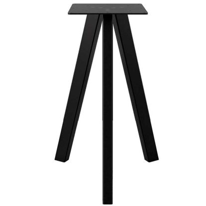 Picior masa central Tripod din otel cu 3 brate H720x60x40, negru