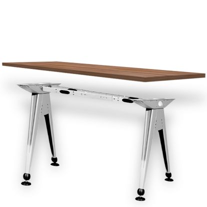 Picior birou Justin extensibil H720, satinat