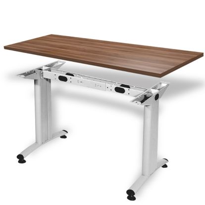 Picior birou Madsen extensibil H720, satinat