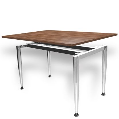 Picior cadru Kim din otel pentru masa extensibila H720, crom