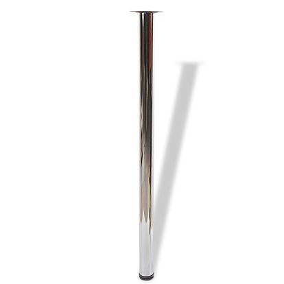 Picior masa HDD Luic rotund din otel H1100xD60, crom