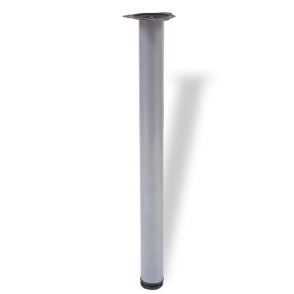 Picior masa HDD Luic rotund din otel H1100xD60, satinat