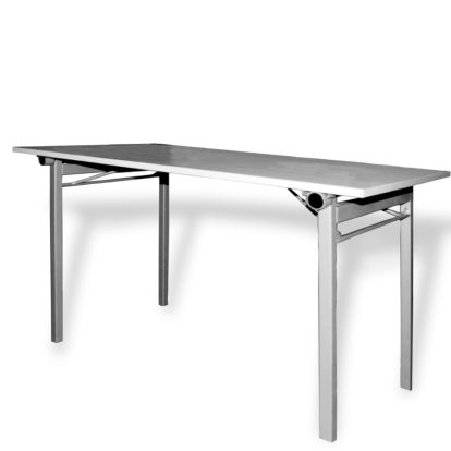 Picior masa Yvon rabatabil din otel H720, satinat