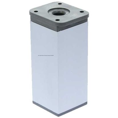 Picior patrat Piedro din aluminiu H70x40x40, satinat