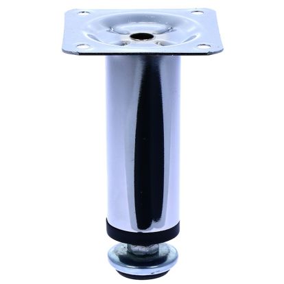 Picior sofa Arion rotund reglabil din otel H100xD30, crom