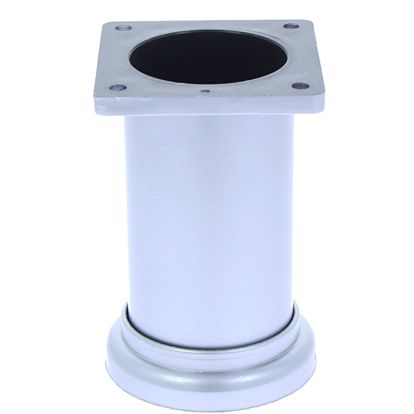 Picior sofa Plato rotund reglabil din plastic H100xD50, satinat