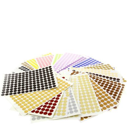 Pastila autoadeziva mascare surub 140 buc/folie, teak (KST A353/KR 1758)