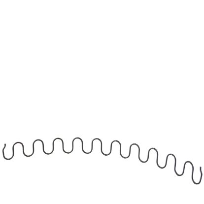 Arc sinusoidal tapiterie 3.8X410 mm