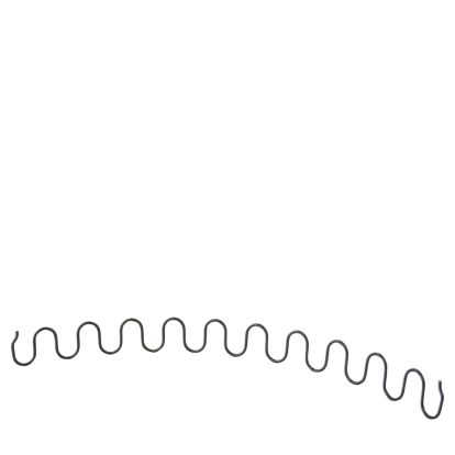 Arc sinusoidal tapiterie 3.8X480MM