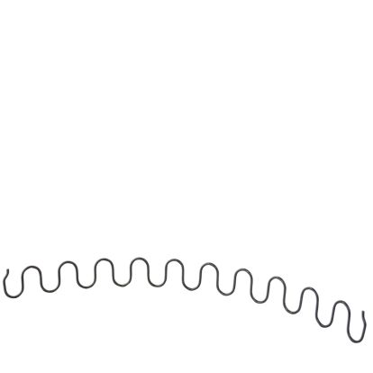 Arc sinusoidal tapiterie 3.8X520MM