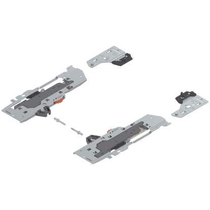 Unitate TIP ON BLUMOTION pentru LEGRABOX/MOVENTO T60B3130 tip S1, stanga+dreapta, gri deschis