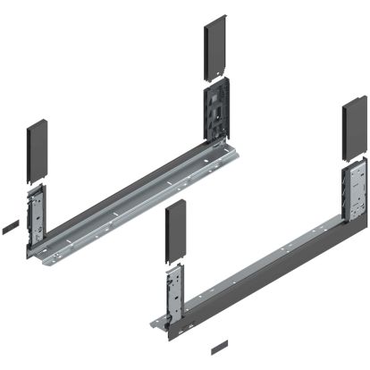 Laterala sertar LEGRABOX FREE 780C6002S stanga+dreapta, gri orion