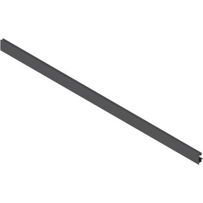 Front aluminiu LEGRABOX cu canelura pentru extragere interioara cu element de insertie KV7.1043MN1, gri orion