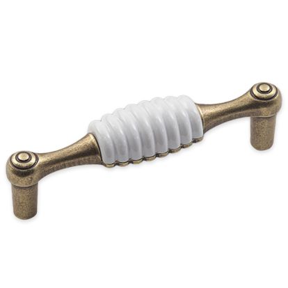 Maner din zamac cu ceramica Cebi Gerolf 96 mm, antic