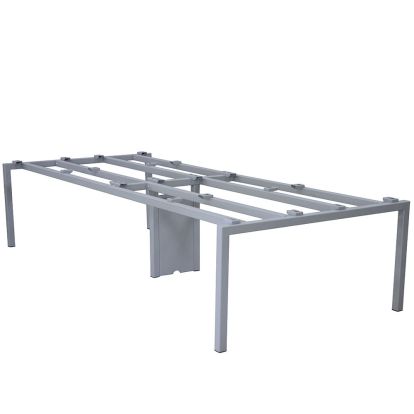 Picior birou Mera pentru 4 persoane H720 3200x140 mm, satinat