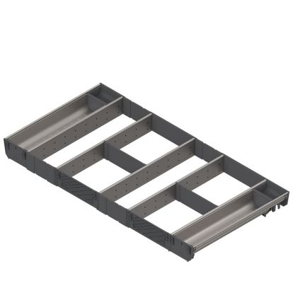 Set organizator sertar ORGA-LINE ZSI.90VEI8, gri inchis