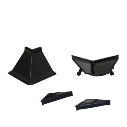 Accesorii din plastic pentru inaltator triunghiular 4 ml, negru