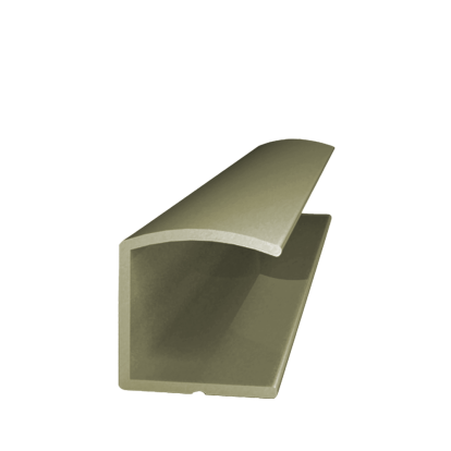 Profil din aluminiu pentru usi tip U 2.5 ml, sampanie