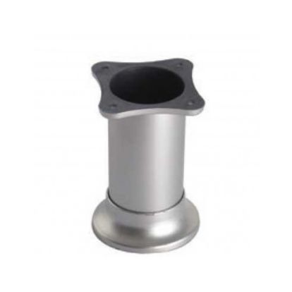 Picior sofa Trend rotund reglabil din plastic H80xD45, satinat (4 buc)