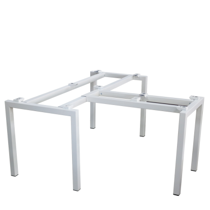 Picior birou Melo tip L H720, alb