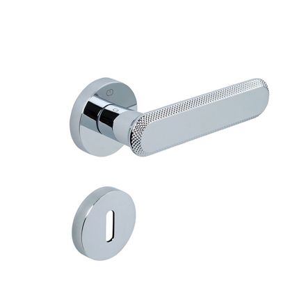 Maner de usa CEBI NOLA crom cu rozeta rotunda pentru baie