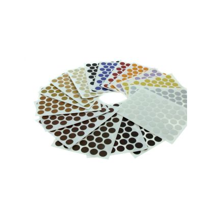 Pastila autoadeziva mascare surub, 50 buc/folie, alb lucios (HG068/8685/D129)