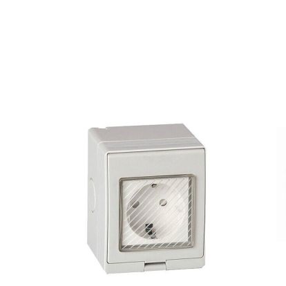 PRIZA SCHUKO ANTIGRON CU PROTECTIE PRAF APA IP55