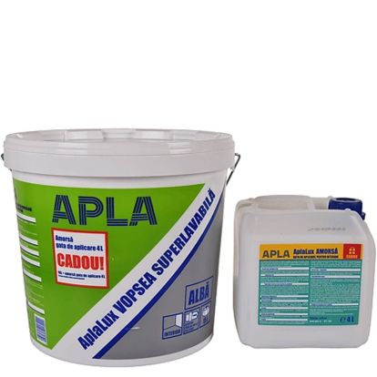 VOPSEA LAVABILA APLALUX 15L ALBA + AMORSA 4L GRATIS