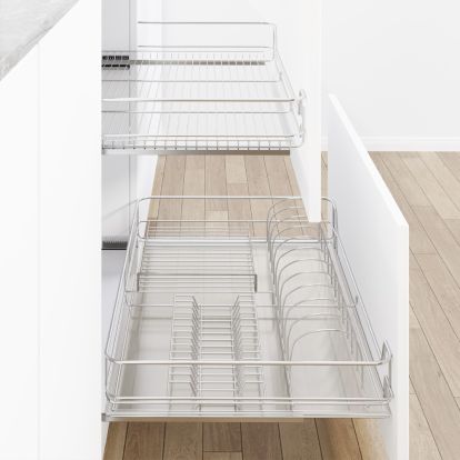 Set Scurgator in sertar Konig 2 nivele, corp 800 mm