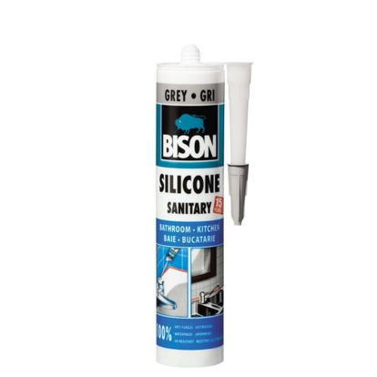 SILICON SANITAR BISON 280 ML, GRI