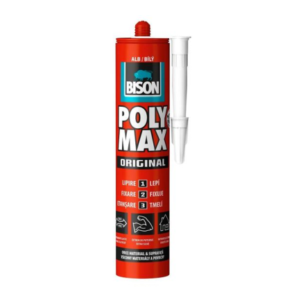 ADEZIV UNIVERSAL BISON POLY MAX ORIGINAL 465 GR, ALB