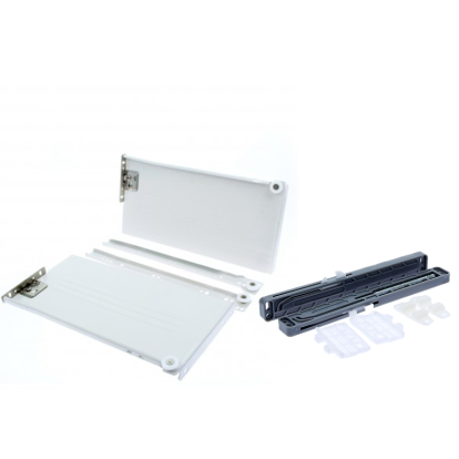 Set sertar metalic cu amortizor HDD H150 L300, alb