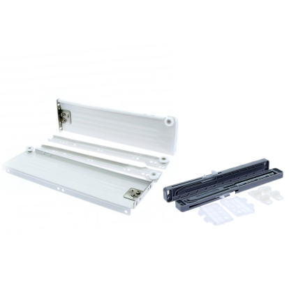 Set sertar metalic cu amortizor HDD H86 L550, alb