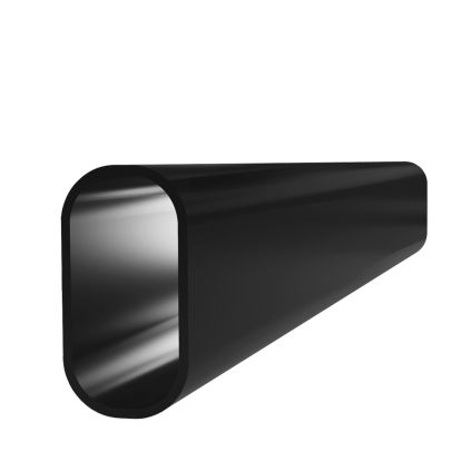 Bara ovala pentru umerase haine, negru