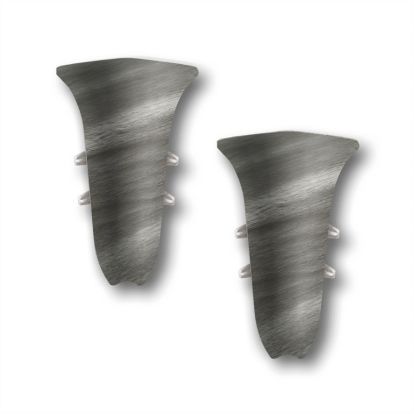 COLTAR INTERIOR PLINTA PVC STEJAR CENUSIU KN5210, 2 BUC/SET