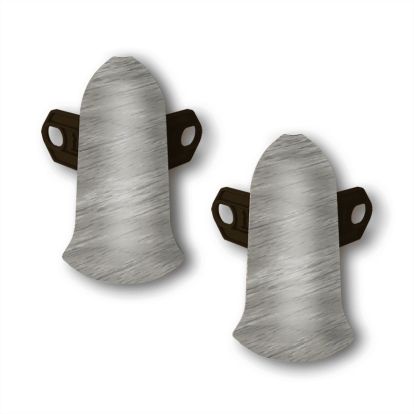 COLTAR EXTERIOR PLINTA PVC FRASIN GRI KN5253, 2 BUC/SET