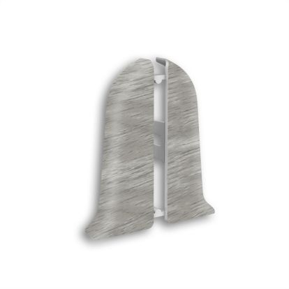 TERMINATII PLINTA PVC FRASIN GRI KN5253 ST-DR, 2 BUC/SET