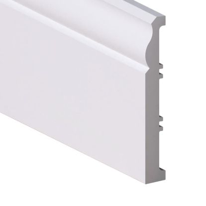 PLINTA POLIMER ALB PPSM120 2.20 M X 120 MM