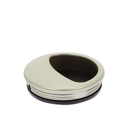 Maner rotund mare ingropat din plastic Gwen 30148.83, sampanie