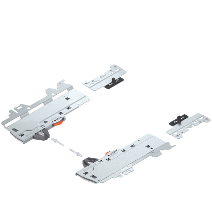 Unitate TIP ON BLUMOTION pentru MERIVOBOX T60H4140 tip L1, stanga+dreapta, gri deschis