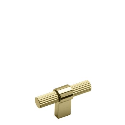 Buton din aluminiu System Cesaro, auriu lucios